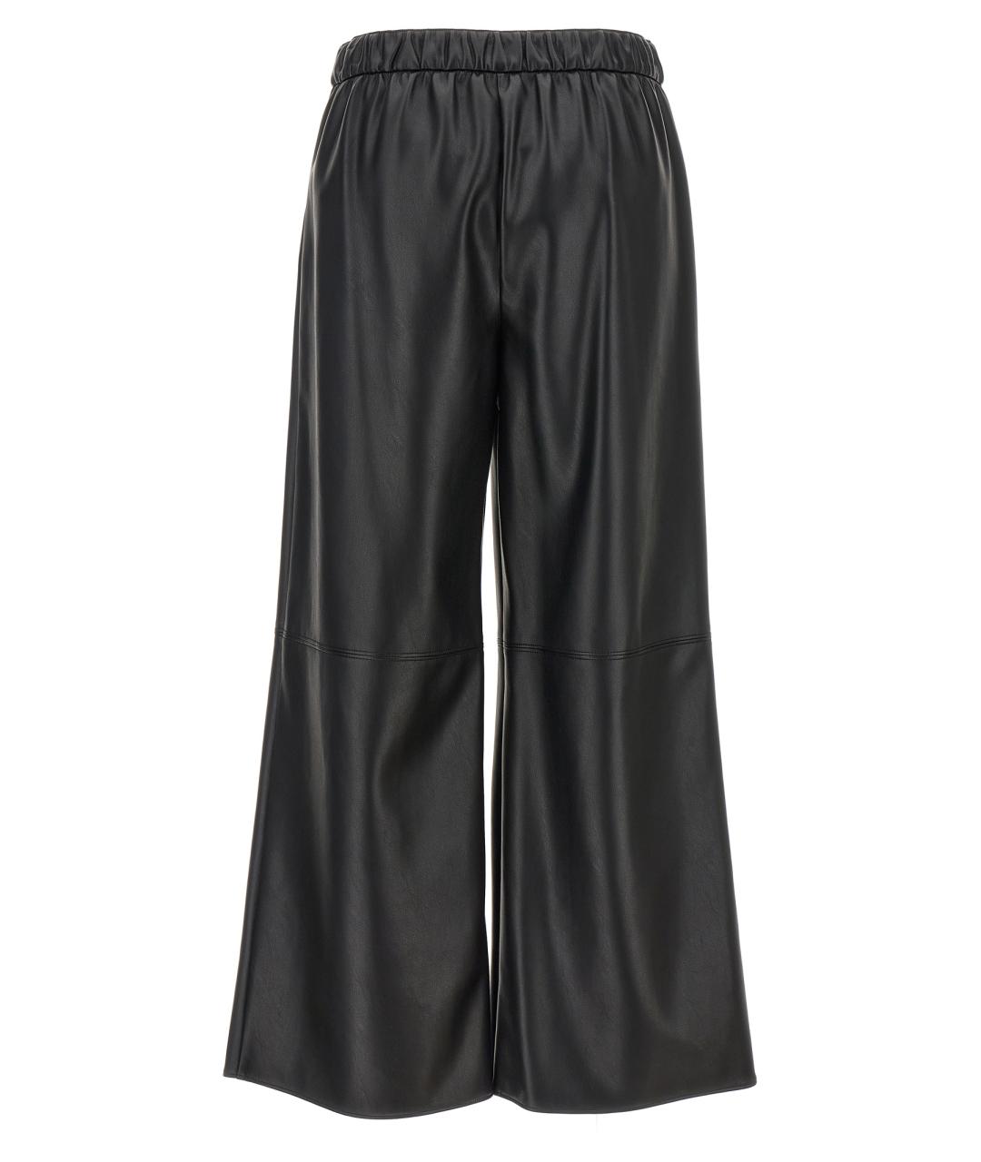 'S MAX MARA Черные полиэстеровые брюки широкие, фото 2