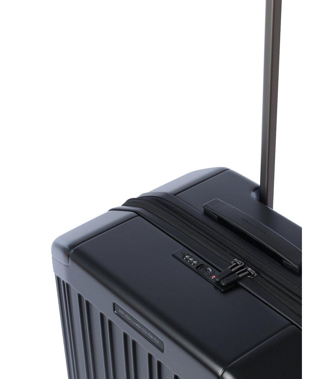 PIQUADRO Черный чемодан, фото 5