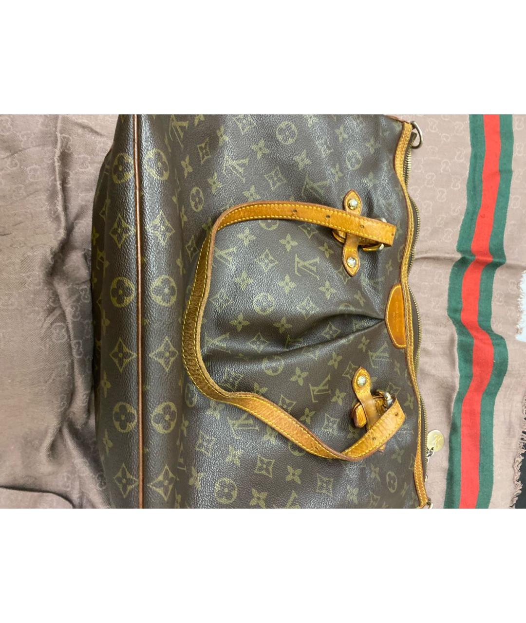 LOUIS VUITTON PRE-OWNED Коричневая сумка через плечо, фото 2