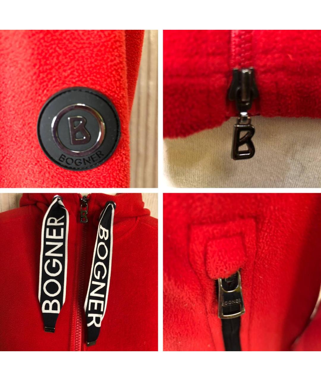 BOGNER Красная полиэстеровая куртка, фото 3