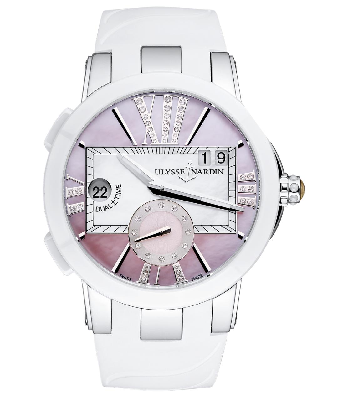 Ulysse Nardin Белые керамические часы, фото 1