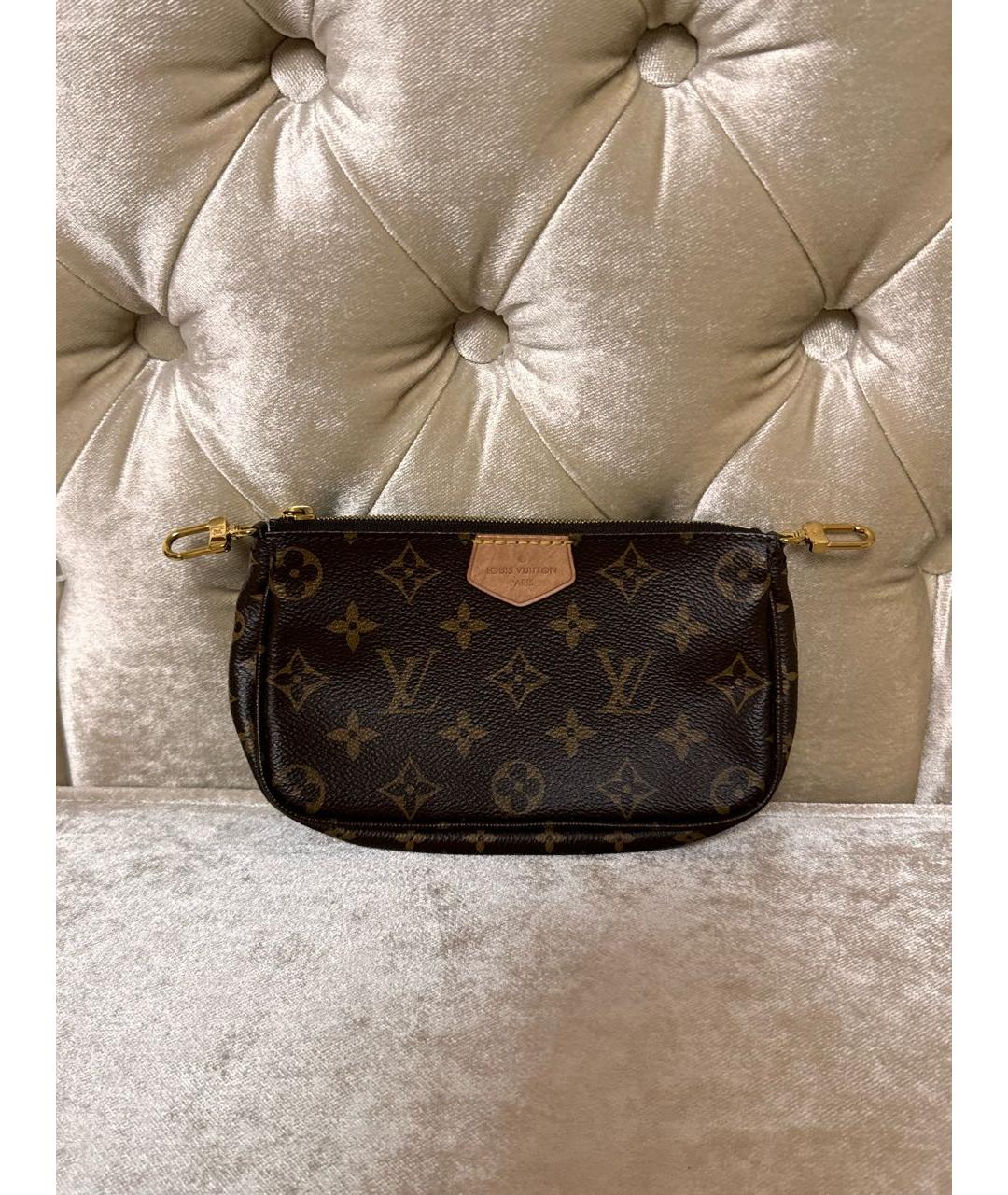 LOUIS VUITTON PRE-OWNED Коричневая сумка через плечо, фото 5