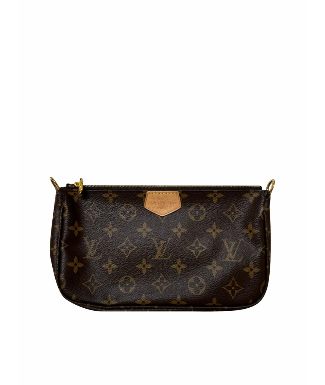 LOUIS VUITTON PRE-OWNED Коричневая сумка через плечо, фото 1