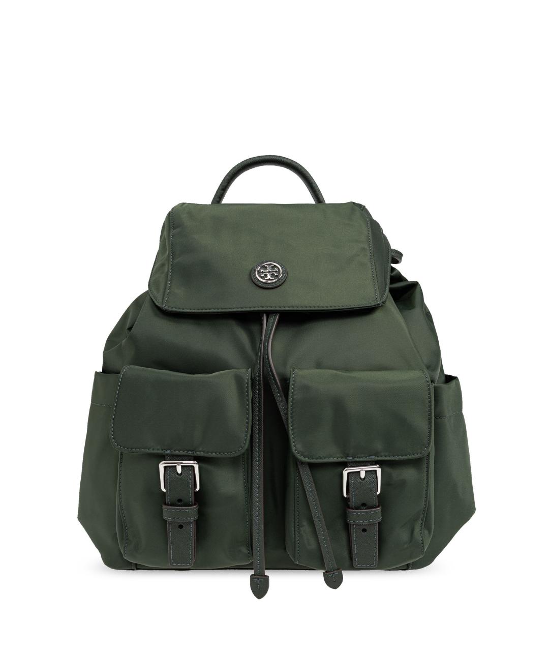 TORY BURCH Зеленый синтетический рюкзак, фото 1