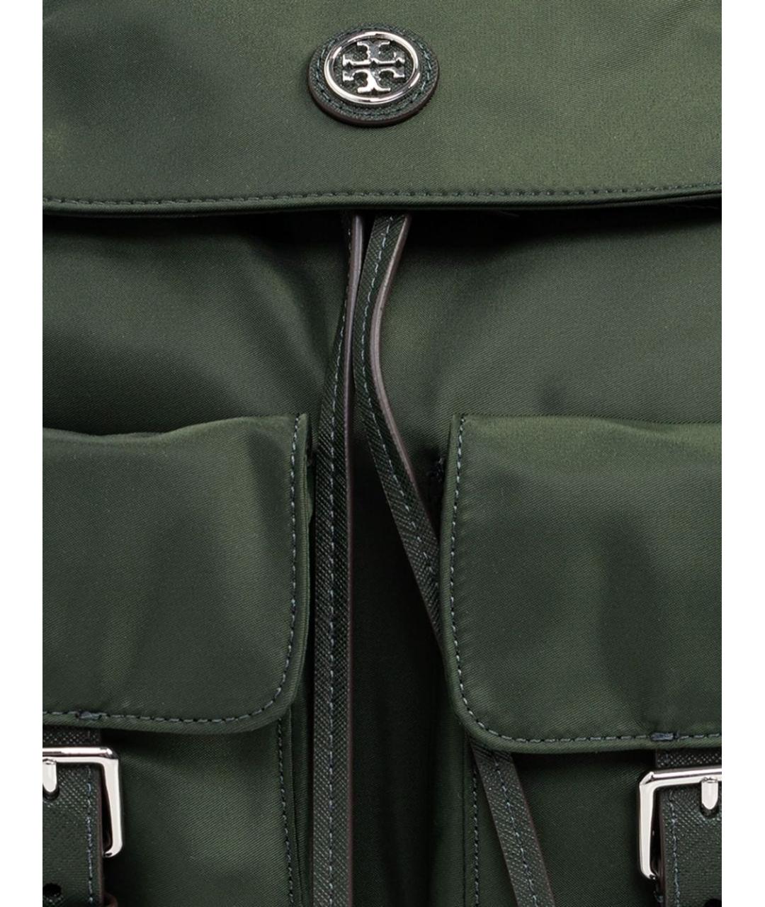 TORY BURCH Зеленый синтетический рюкзак, фото 6
