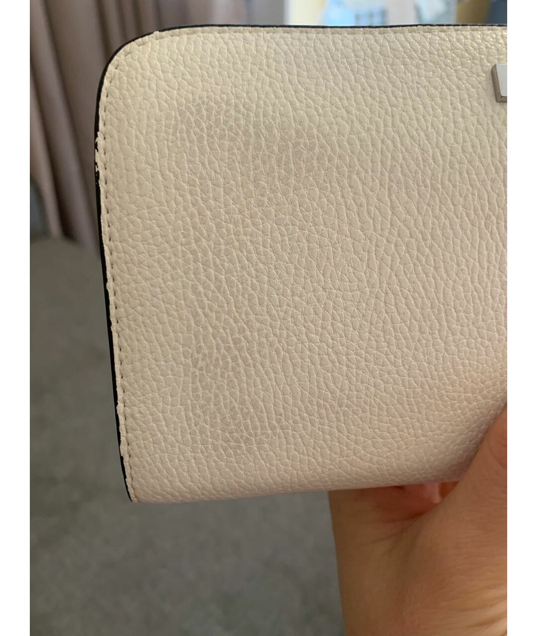 ARMANI EXCHANGE Белый кожаный кошелек, фото 6