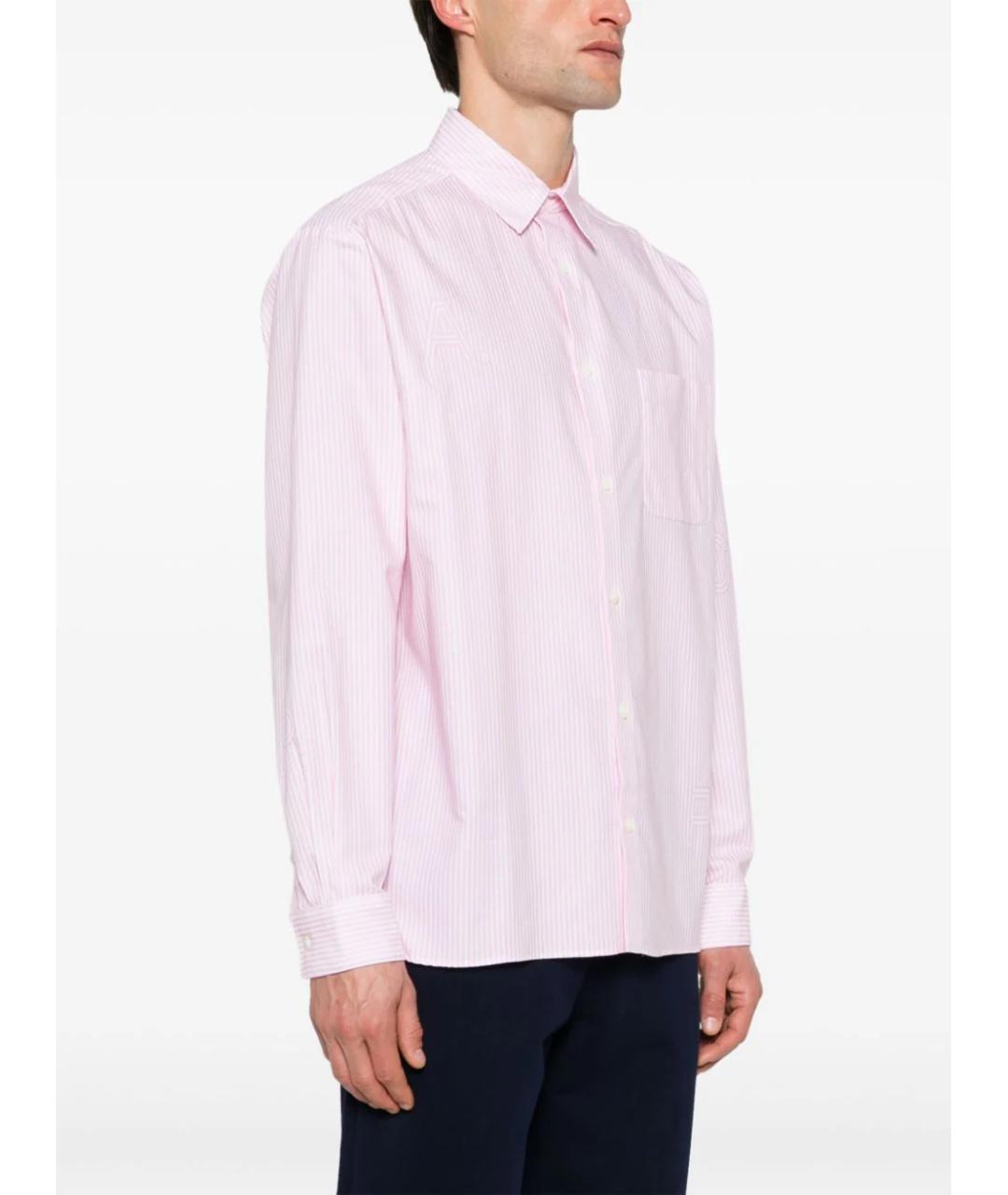 A.P.C. Розовая хлопковая кэжуал рубашка, фото 3