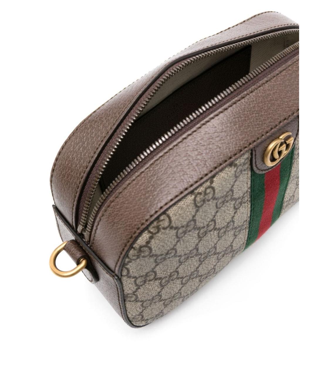 GUCCI Бежевая сумка на плечо из искусственной кожи, фото 5