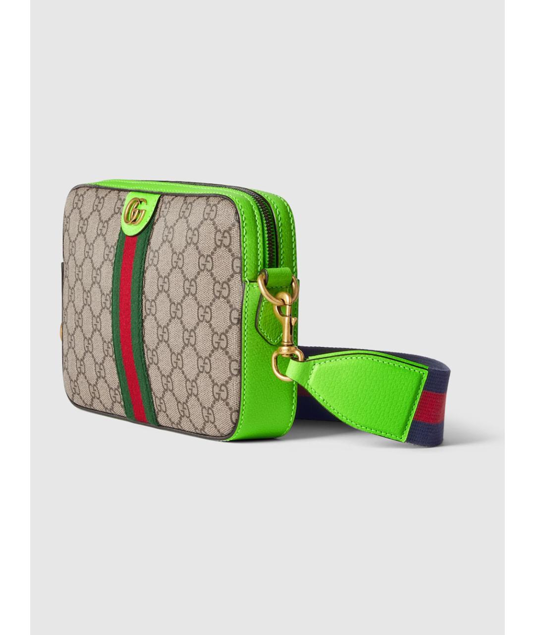GUCCI Бежевая сумка на плечо из искусственной кожи, фото 3