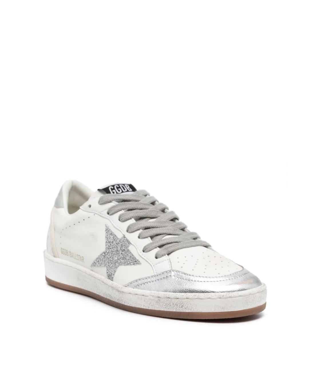 GOLDEN GOOSE DELUXE BRAND Белые кожаные кеды, фото 2