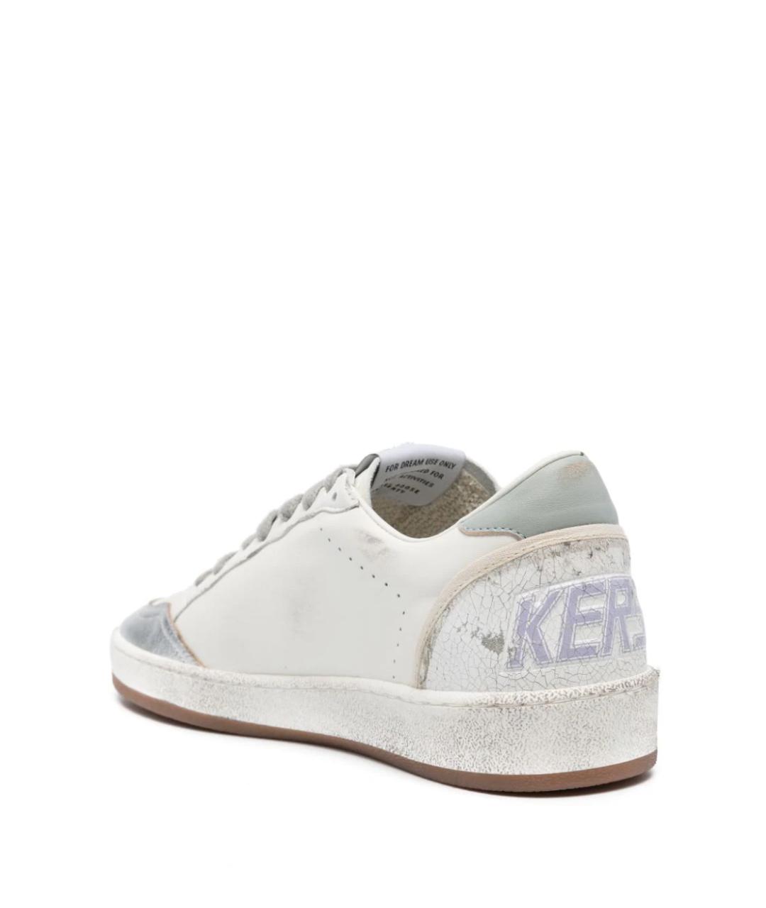 GOLDEN GOOSE DELUXE BRAND Белые кожаные кеды, фото 3