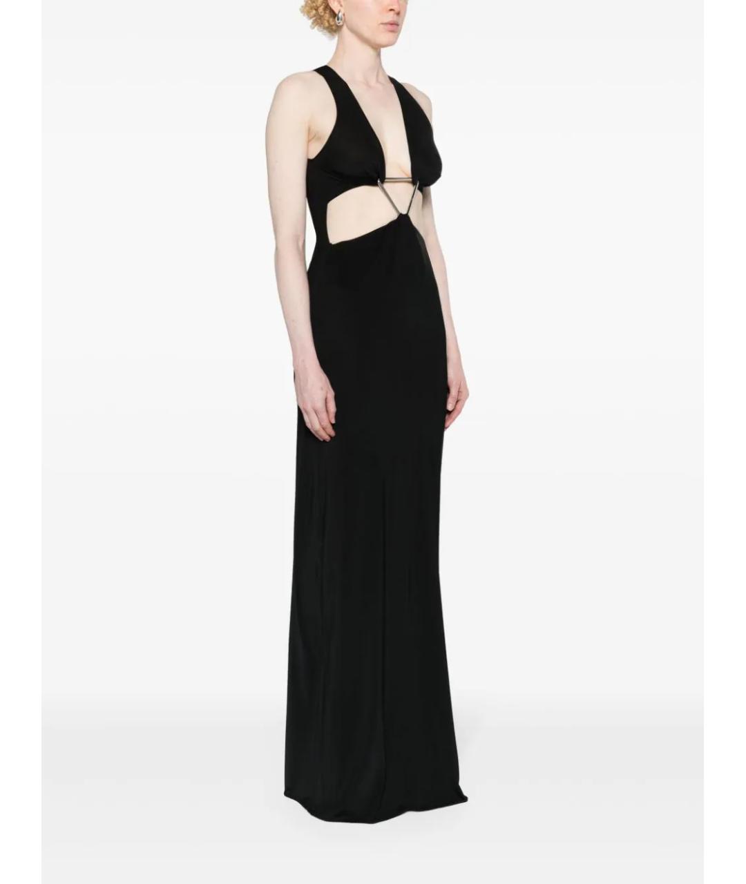 COPERNI Черное полиамидовое вечернее платье, фото 3