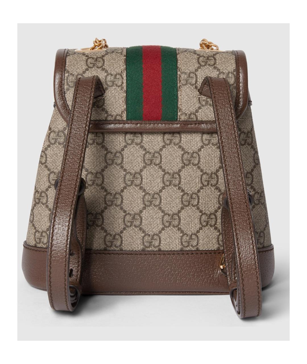 GUCCI Коричневый рюкзак, фото 5