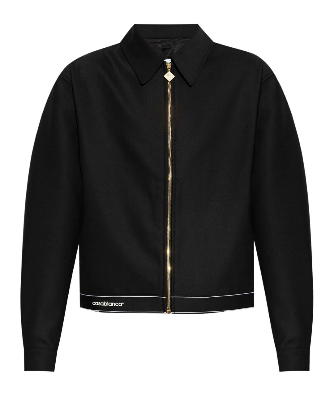 CASABLANCA Черная полиэстеровая куртка, фото 1