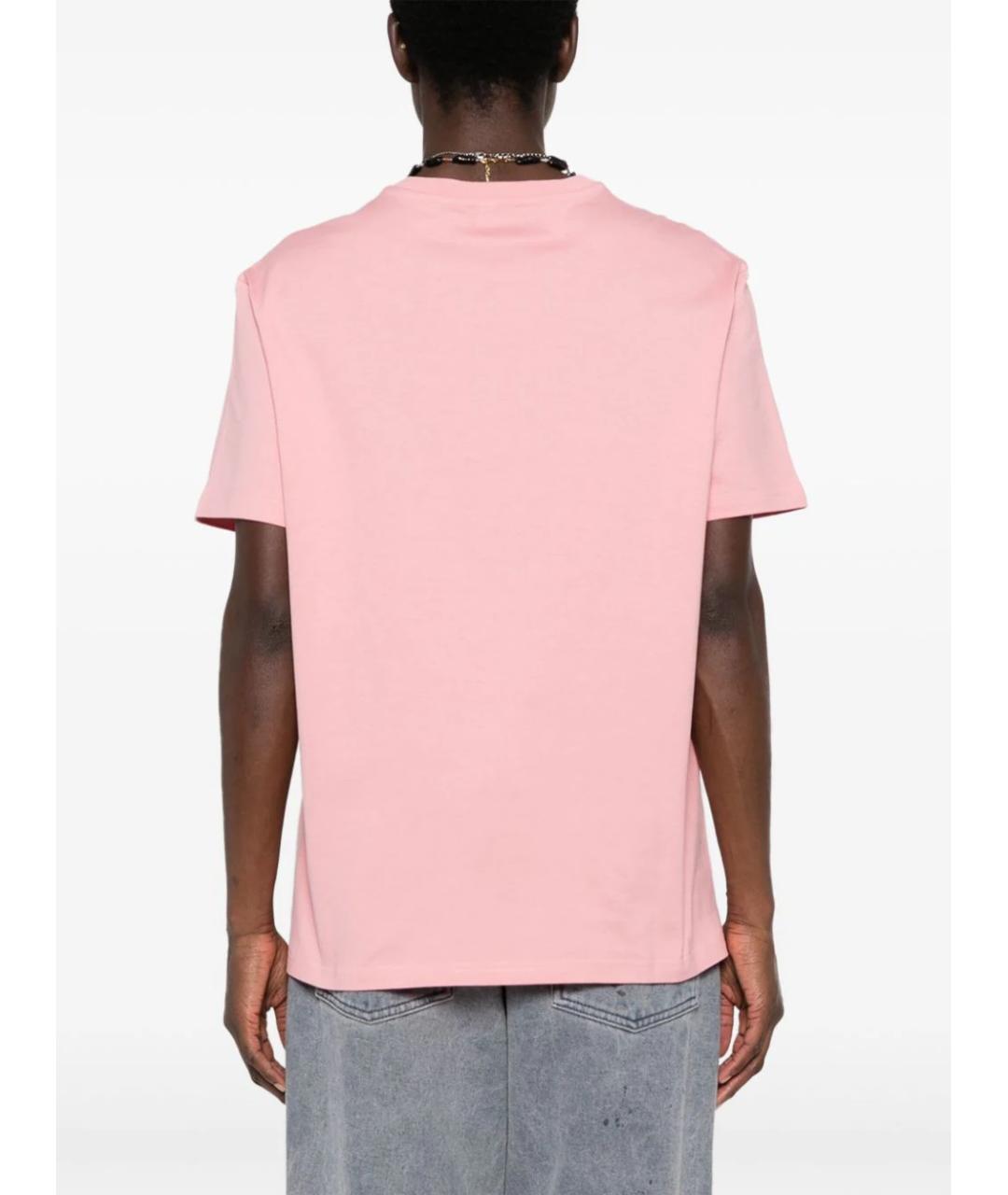 ETRO Розовая хлопковая футболка, фото 4