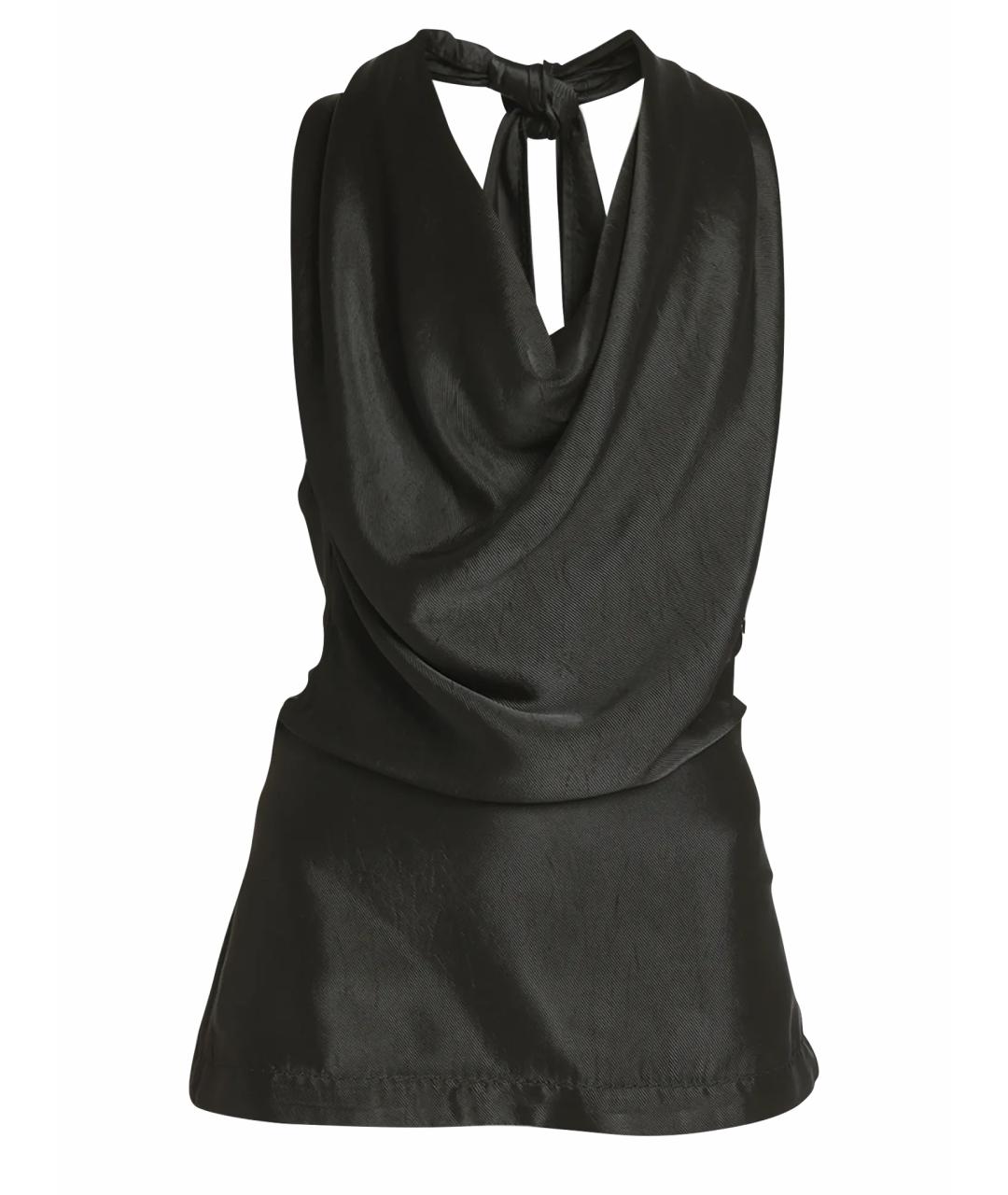 BOTTEGA VENETA Черная вискозная блузы, фото 1