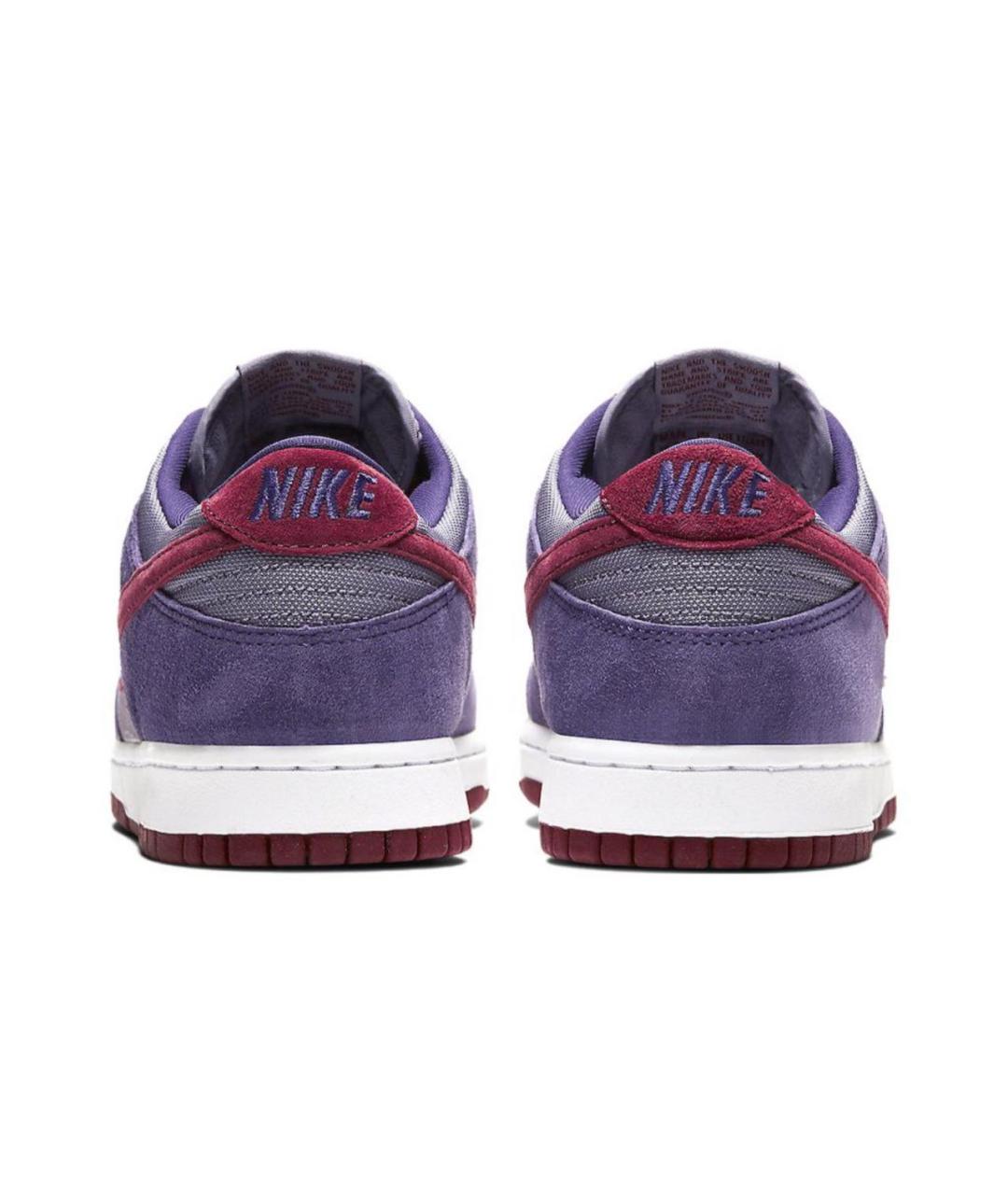 NIKE Фиолетовые замшевые низкие кроссовки / кеды, фото 4