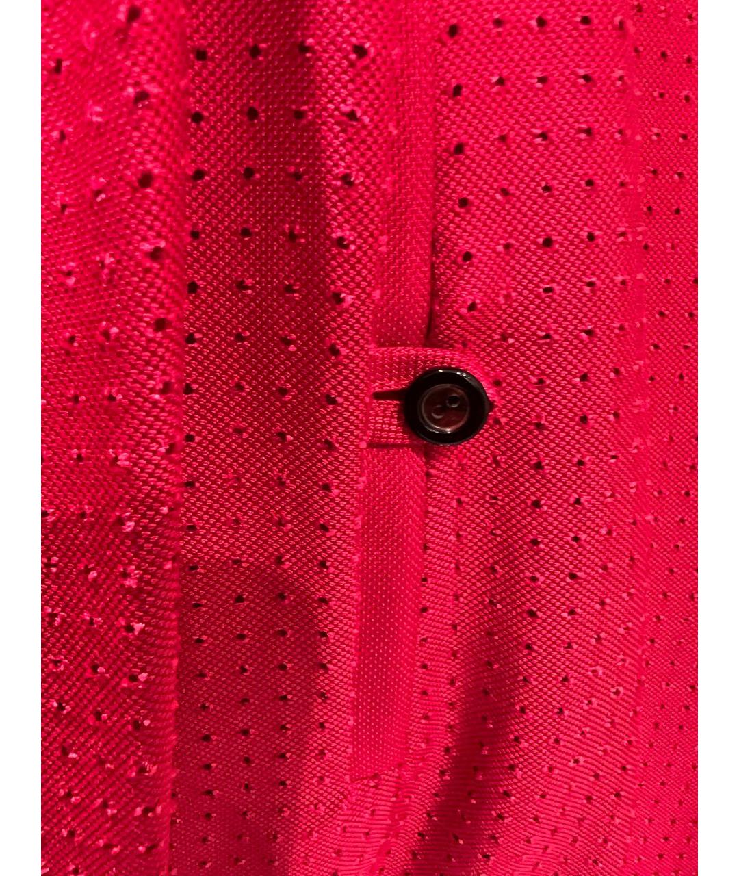 FENDI Красное вискозное платье, фото 6