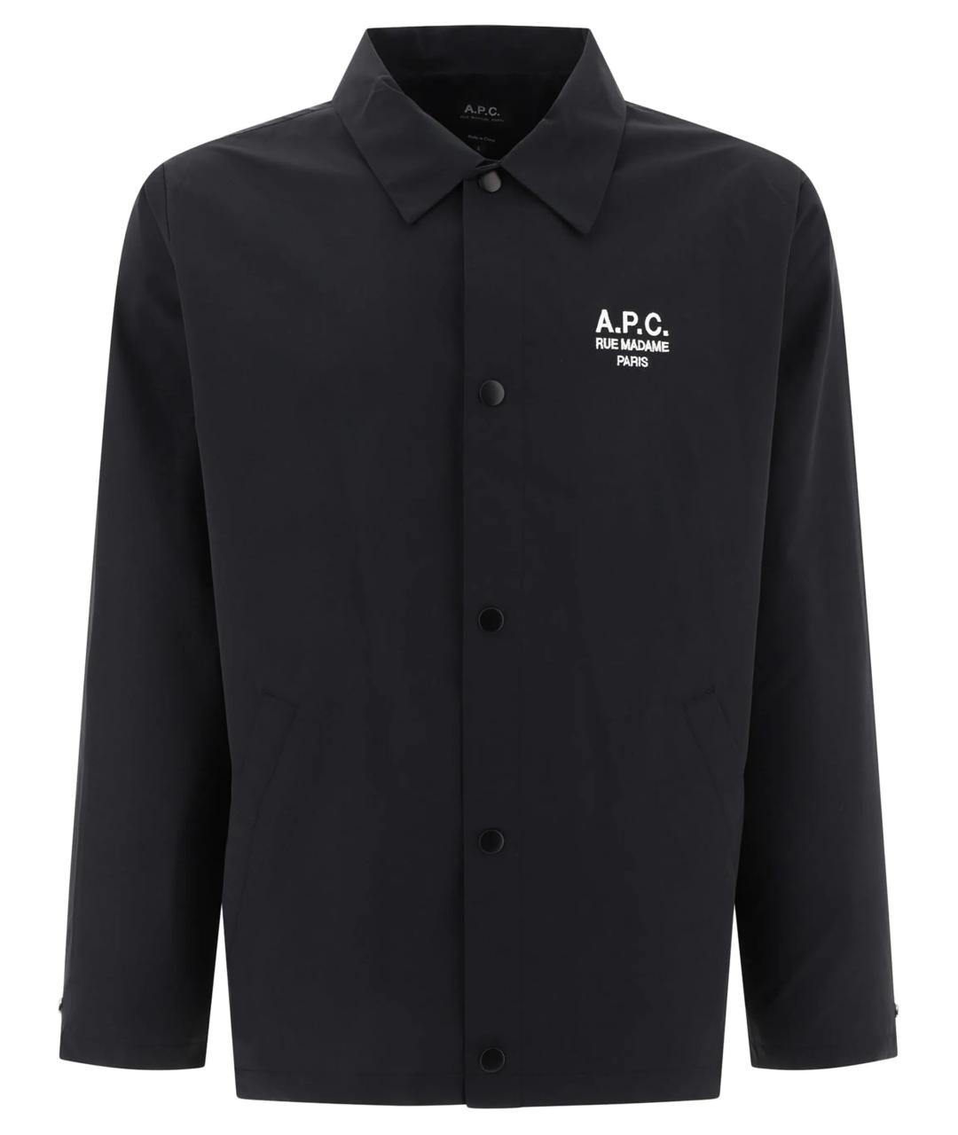 A.P.C. Черная кэжуал рубашка, фото 1