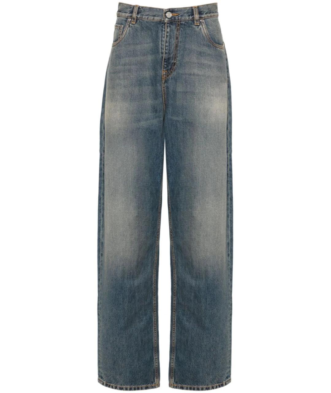 ETRO Синие хлопковые прямые джинсы, фото 1