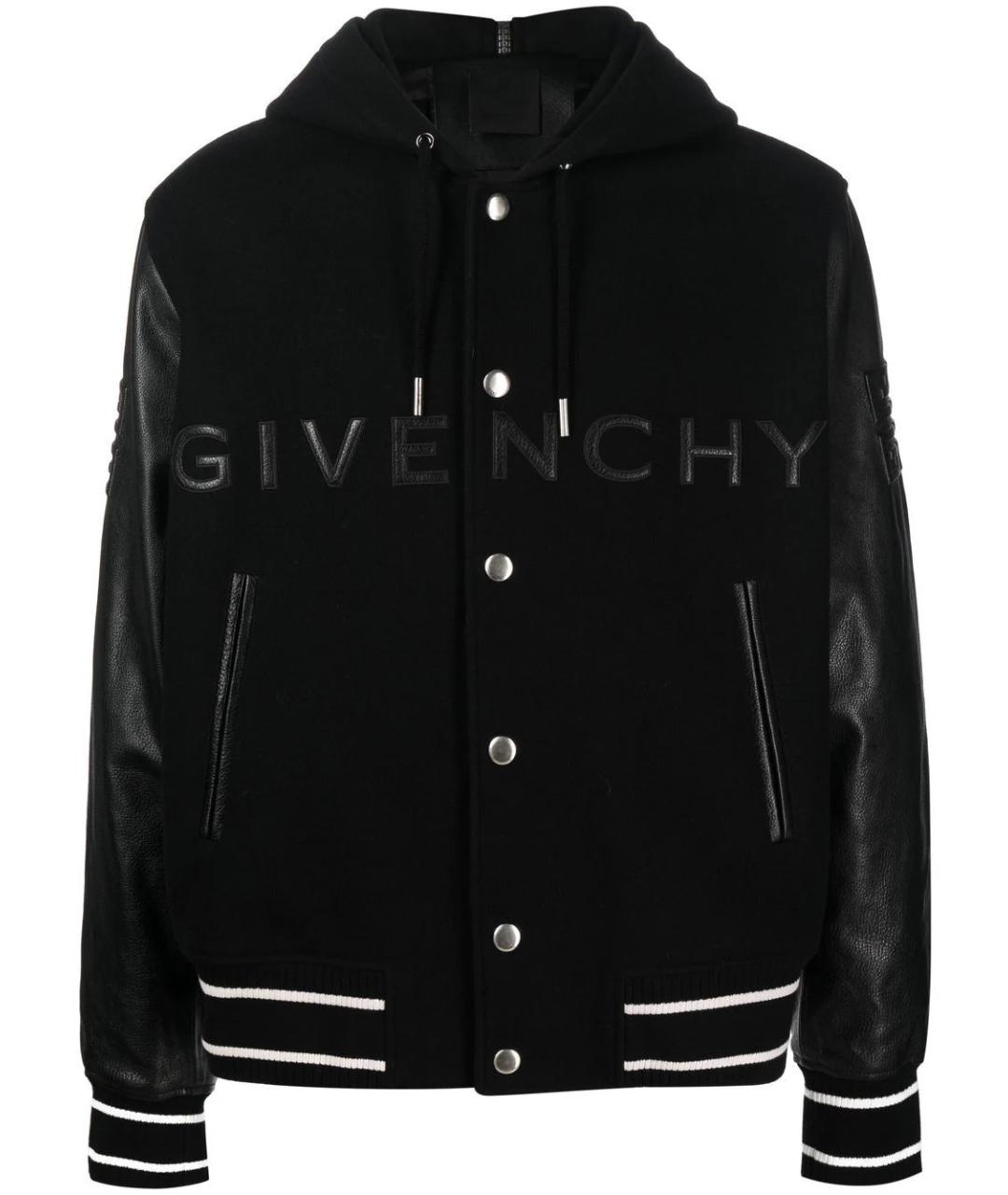 GIVENCHY Черная шерстяная куртка, фото 1