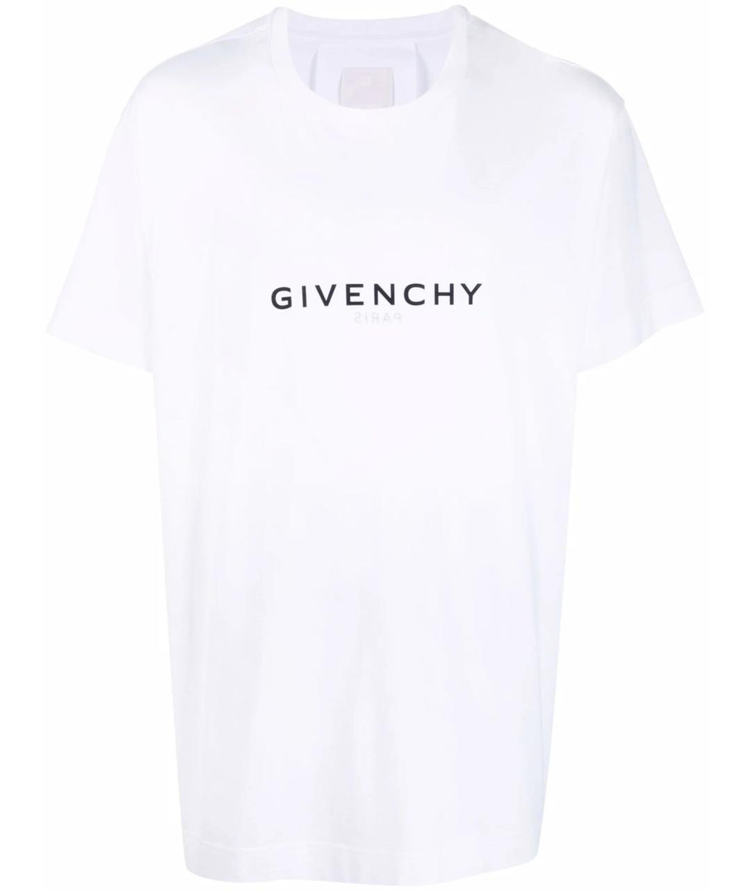 GIVENCHY Белая хлопковая футболка, фото 1