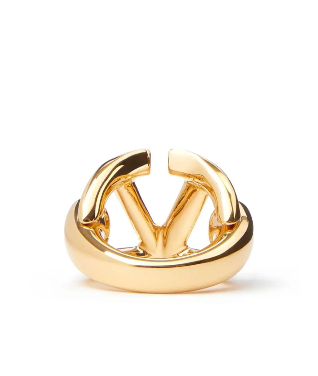 VALENTINO Золотое металлическое кольцо, фото 4