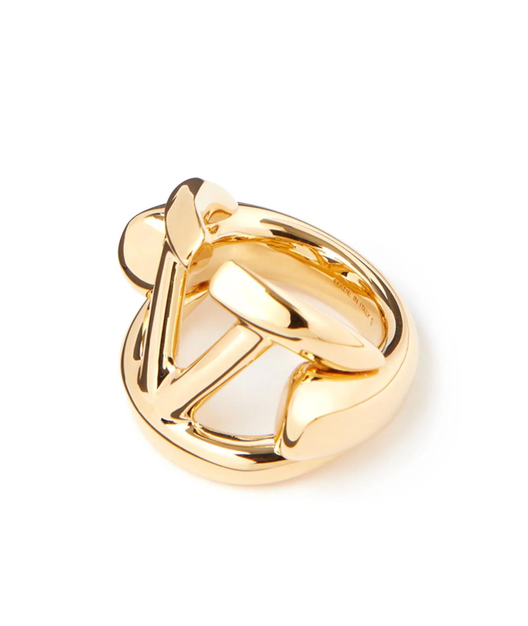 VALENTINO Золотое металлическое кольцо, фото 1