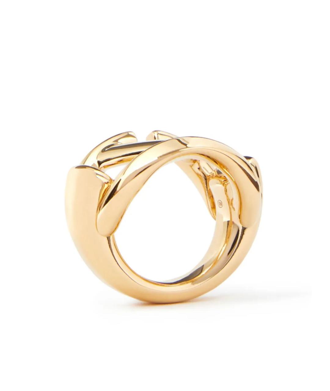 VALENTINO Золотое металлическое кольцо, фото 3