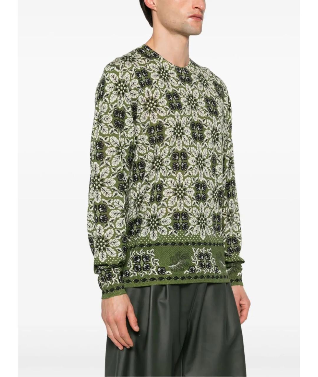 ETRO Зеленый шелковый джемпер / свитер, фото 3