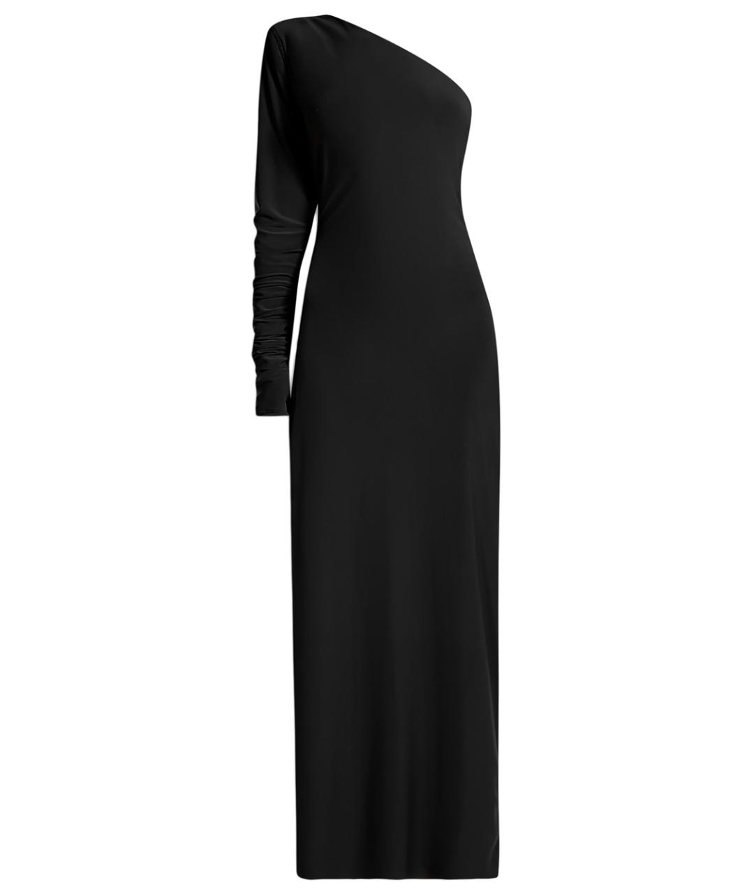 SPORTMAX Черное полиэстеровое вечернее платье, фото 1