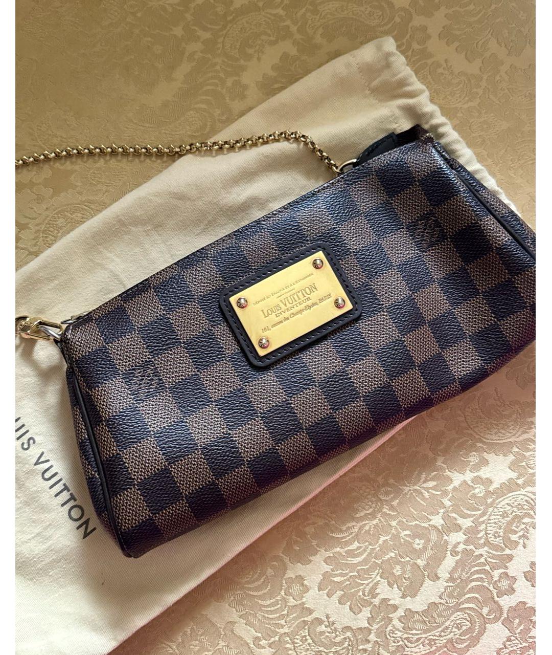 LOUIS VUITTON PRE-OWNED Коричневая сумка через плечо, фото 8