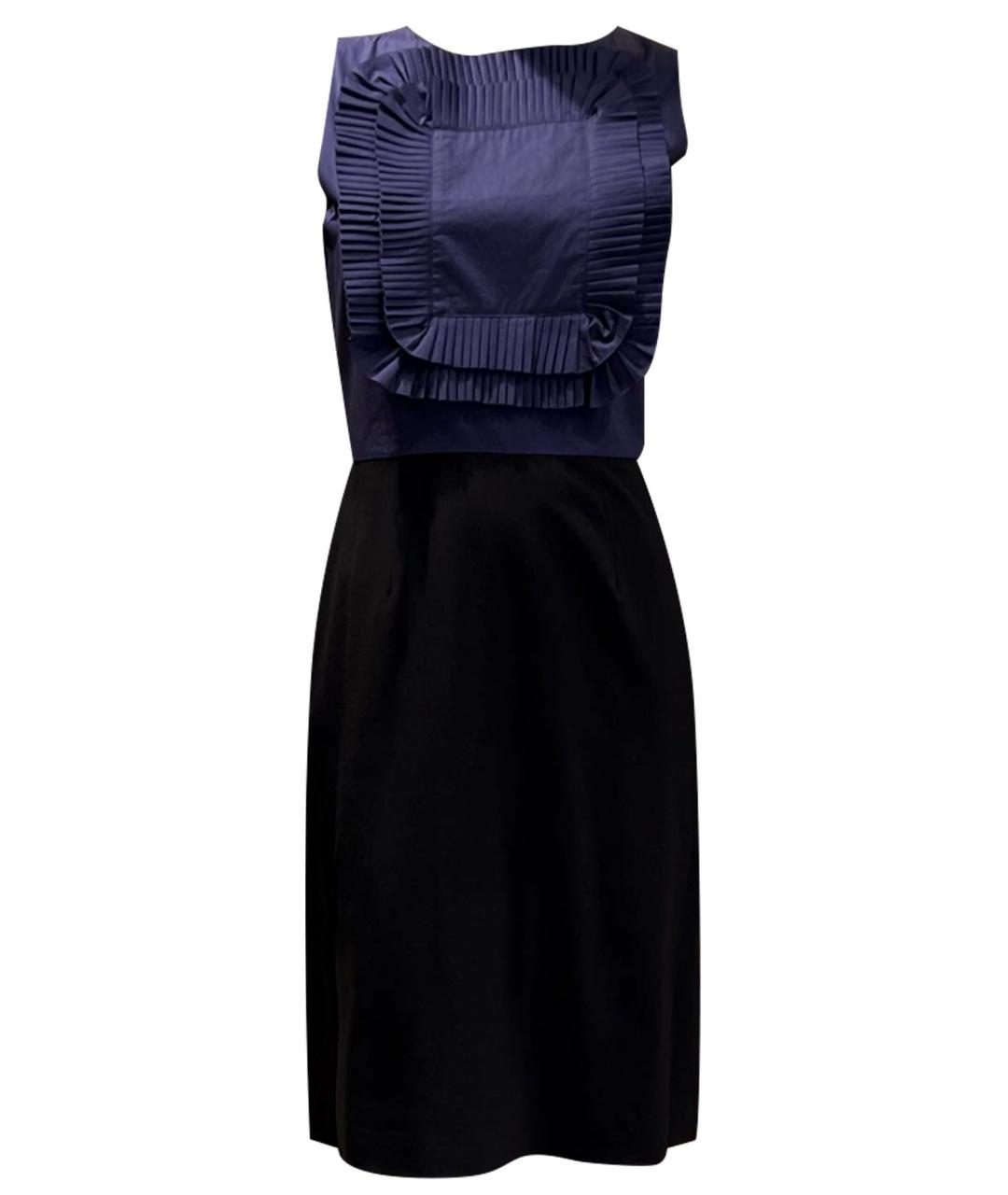 FENDI Темно-синее хлопковое платье, фото 1