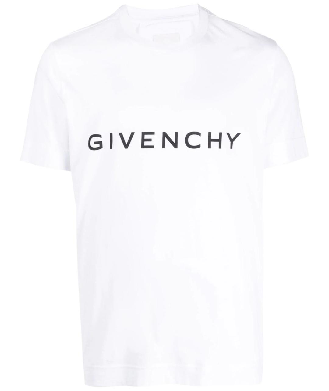 GIVENCHY Белая хлопковая футболка, фото 1