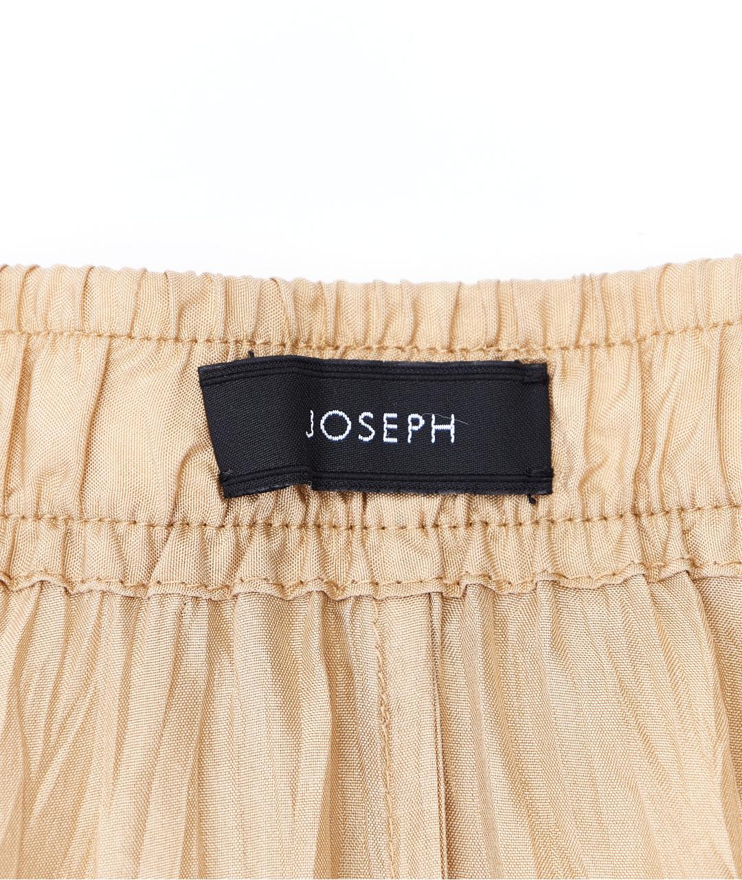JOSEPH Бежевая шелковая юбка макси, фото 4