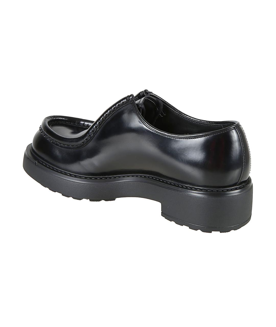 PRADA Черные кожаные лоферы, фото 3