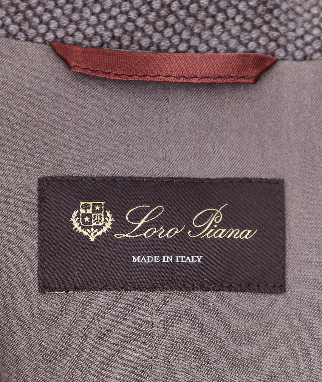 LORO PIANA Коричневый кашемировый жакет/пиджак, фото 5