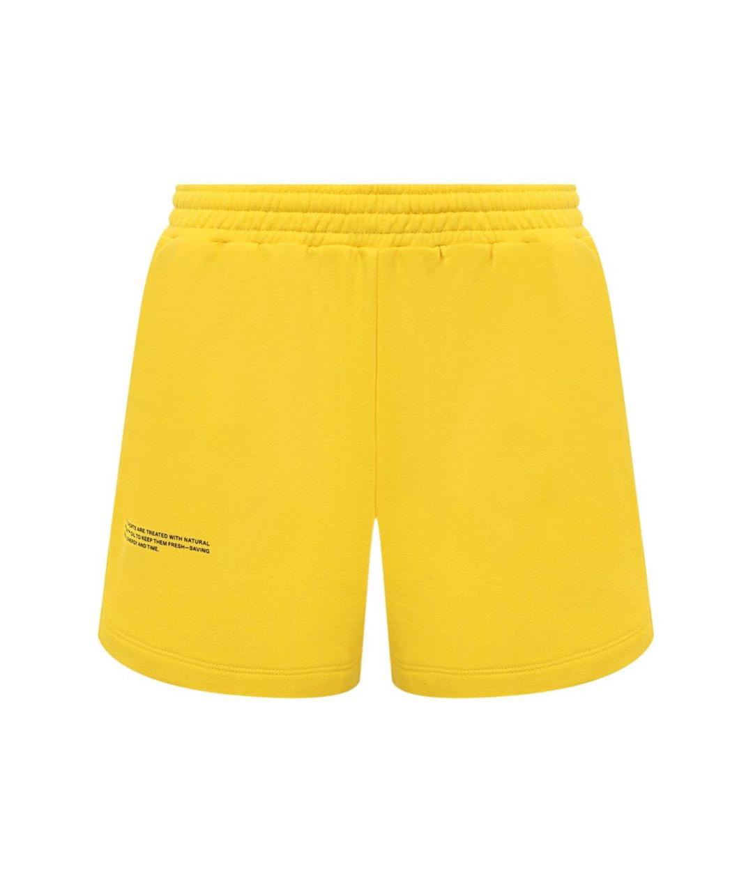 THE PANGAIA Желтые хлопковые шорты, фото 1
