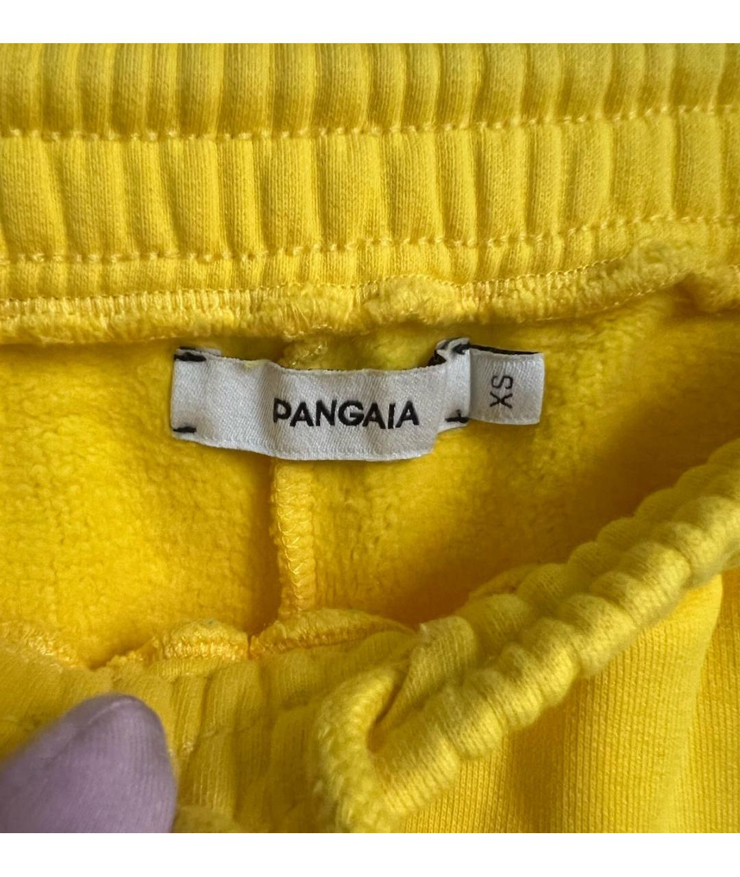 THE PANGAIA Желтые хлопковые шорты, фото 6
