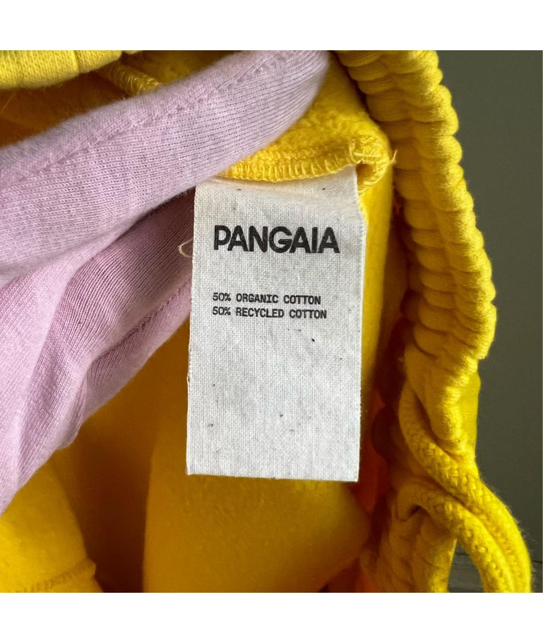 THE PANGAIA Желтые хлопковые шорты, фото 8