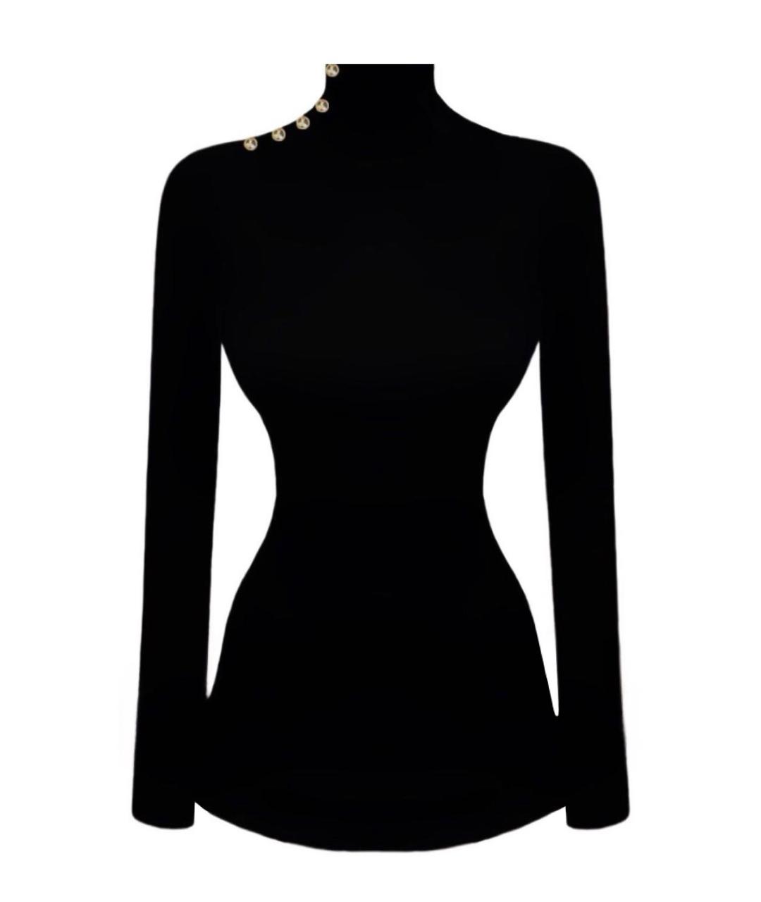 BALMAIN Черный шерстяной джемпер / свитер, фото 1