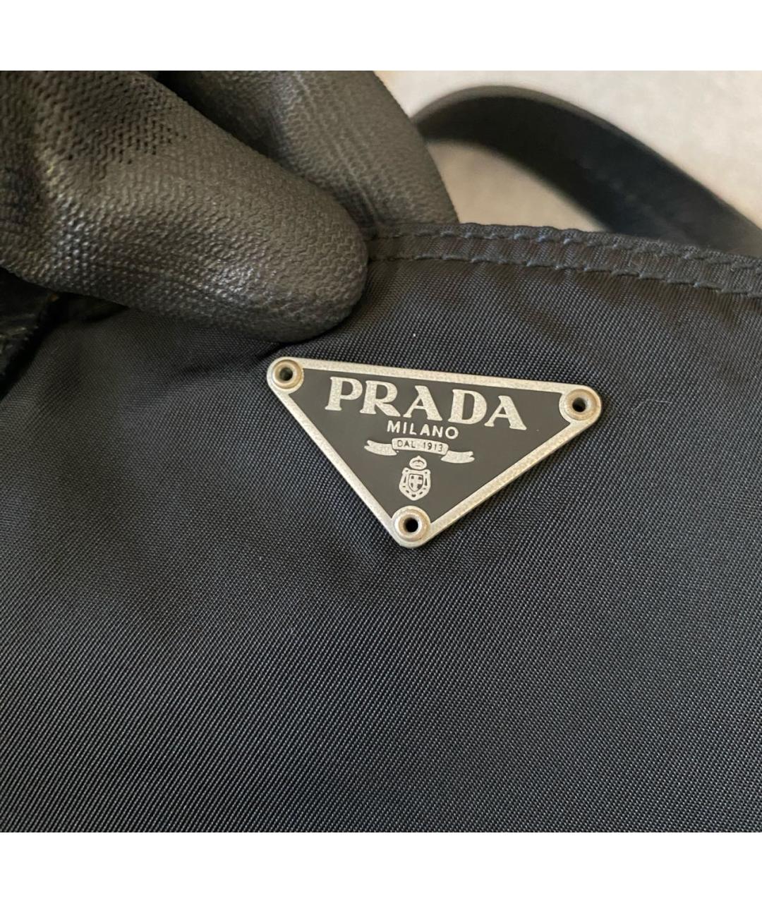 PRADA Черная сумка тоут, фото 4