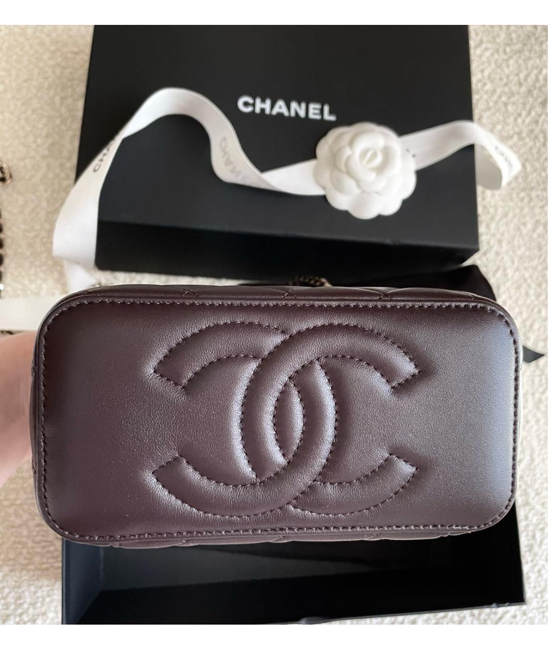 CHANEL Кожаная сумка через плечо, фото 4