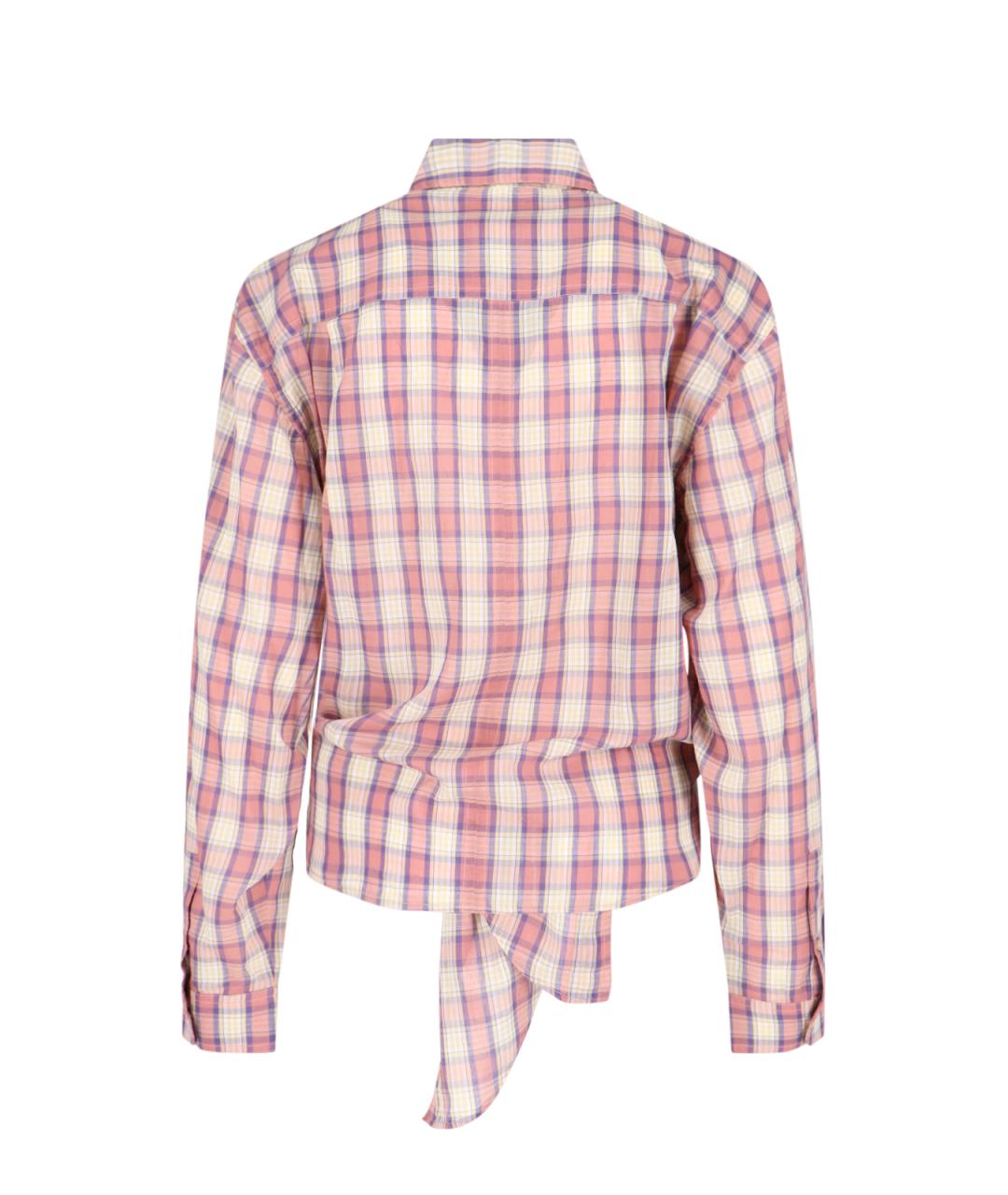 ISABEL MARANT ETOILE Розовая хлопковая рубашка, фото 2