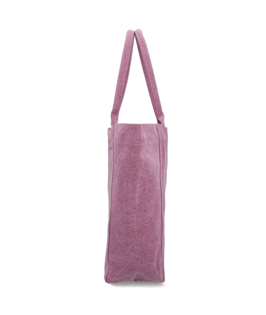 ISABEL MARANT Фиолетовая хлопковая сумка тоут, фото 5