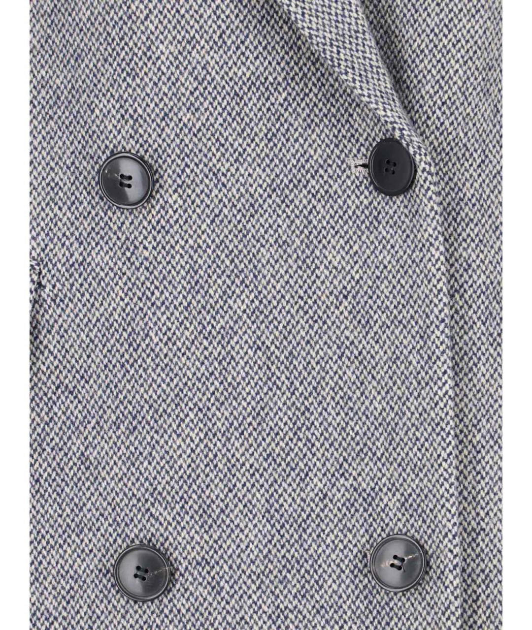 ISABEL MARANT ETOILE Серое полиэстеровое пальто, фото 3