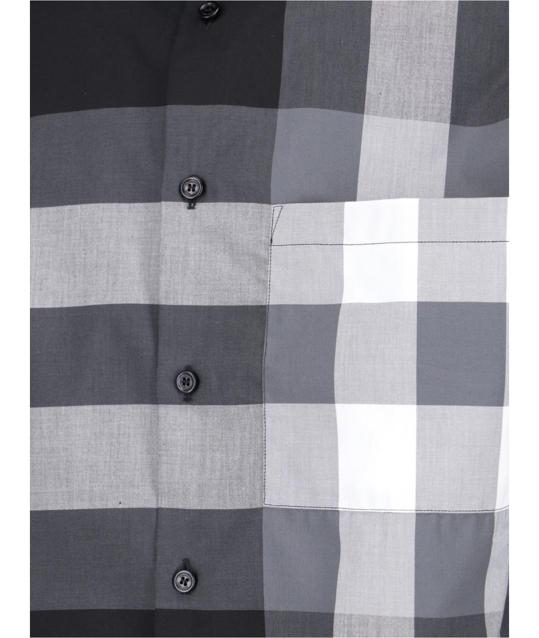 BURBERRY Мульти хлопковая кэжуал рубашка, фото 4