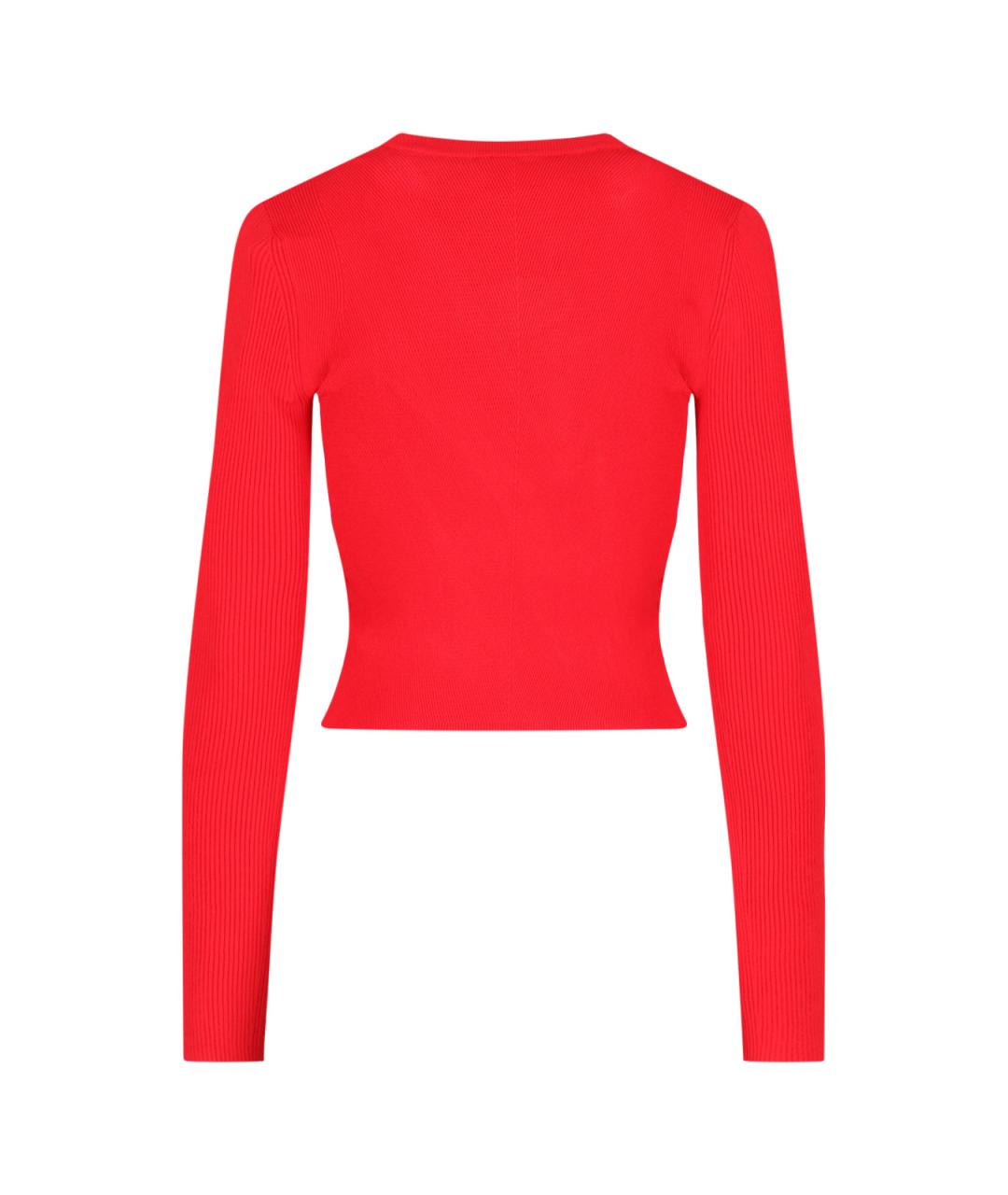 DIESEL Красный вискозный джемпер / свитер, фото 2