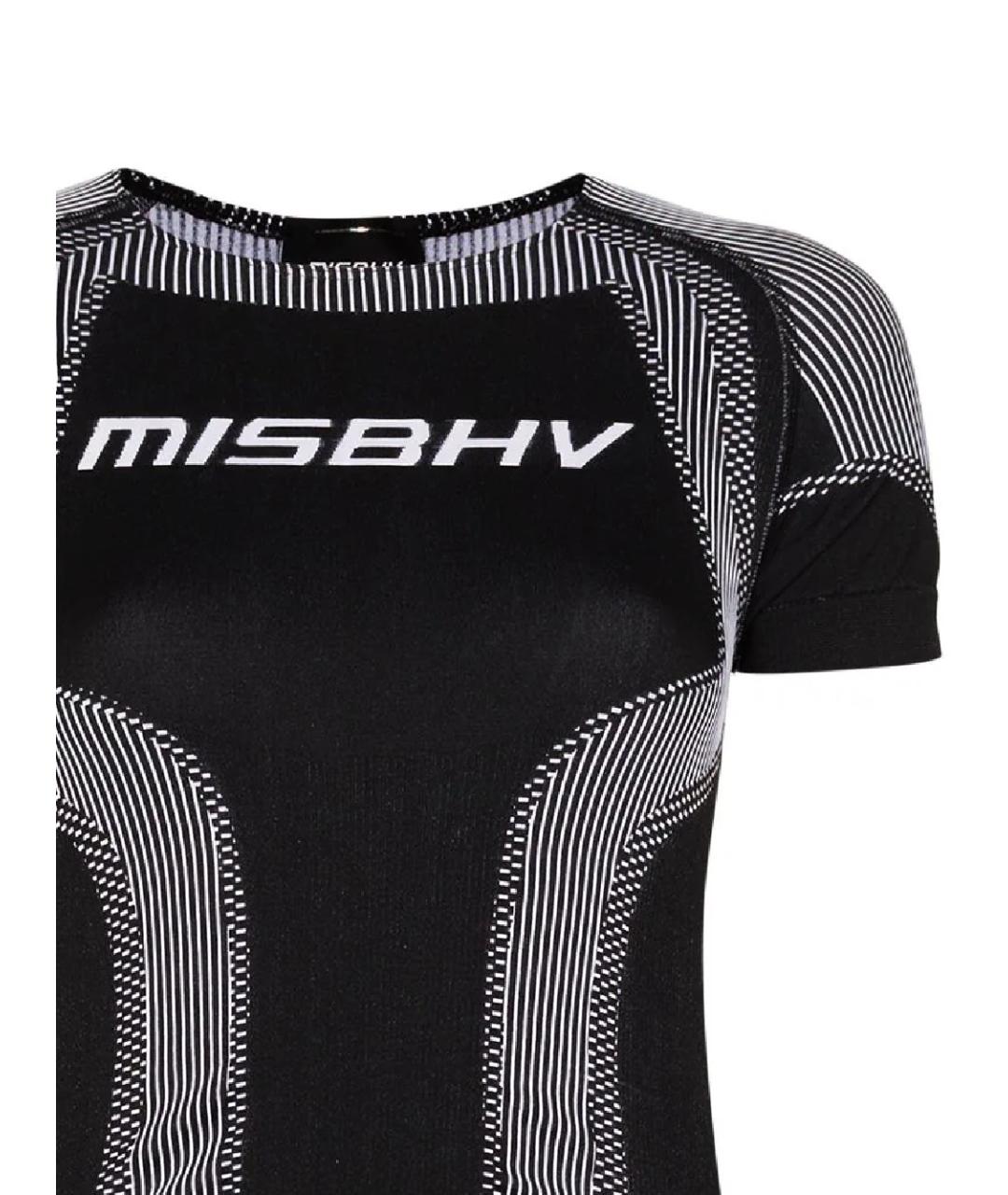 MISBHV Черная полиамидовая футболка, фото 2