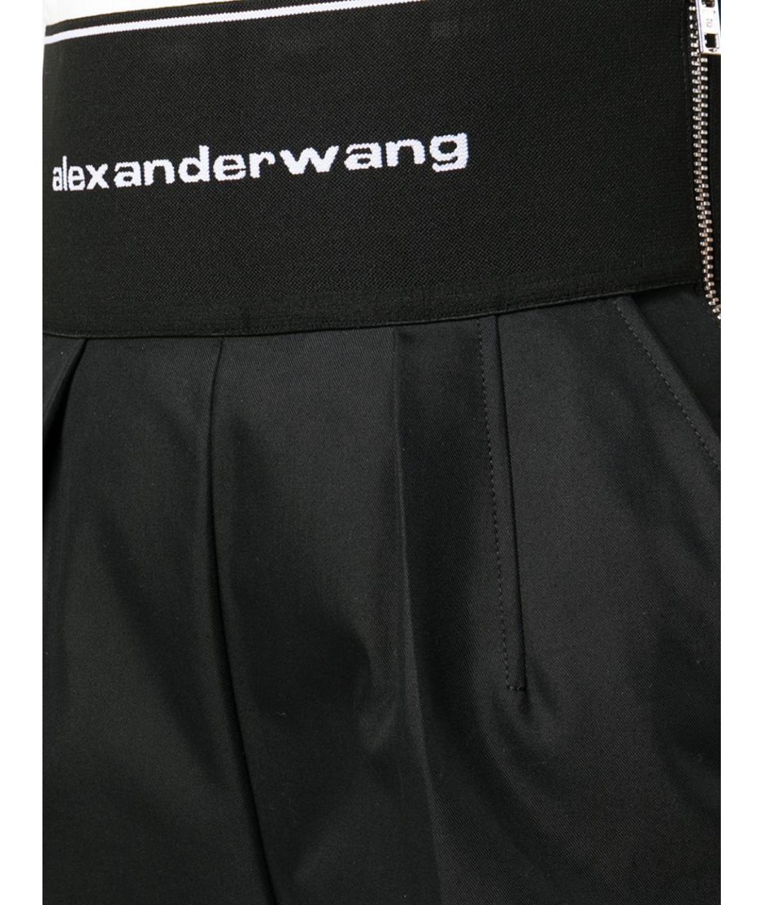 ALEXANDER WANG Черные хлопковые шорты, фото 2